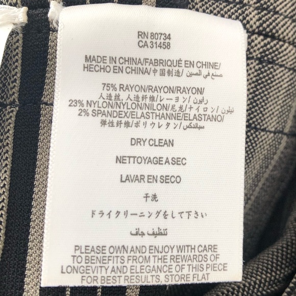 Herve Leger Striped “Sandra”Bodycon Bandage Mini Dress. Size S - Picture 6 of 11